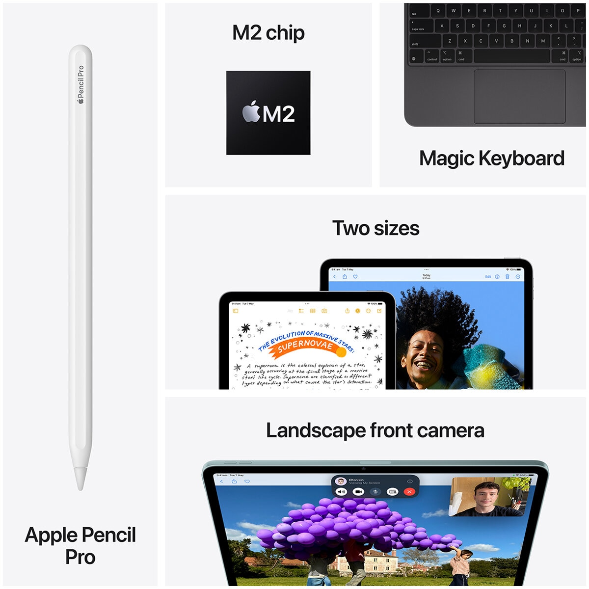 iPad Air 11 Inch Wi-Fi 256GB Space Grey M2