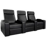 Valencia Home Theatre Zurich Edition 3 Seater Black