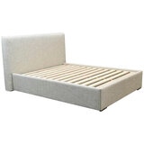 Moran Ora King Bedhead with Encasement and Slats Natural