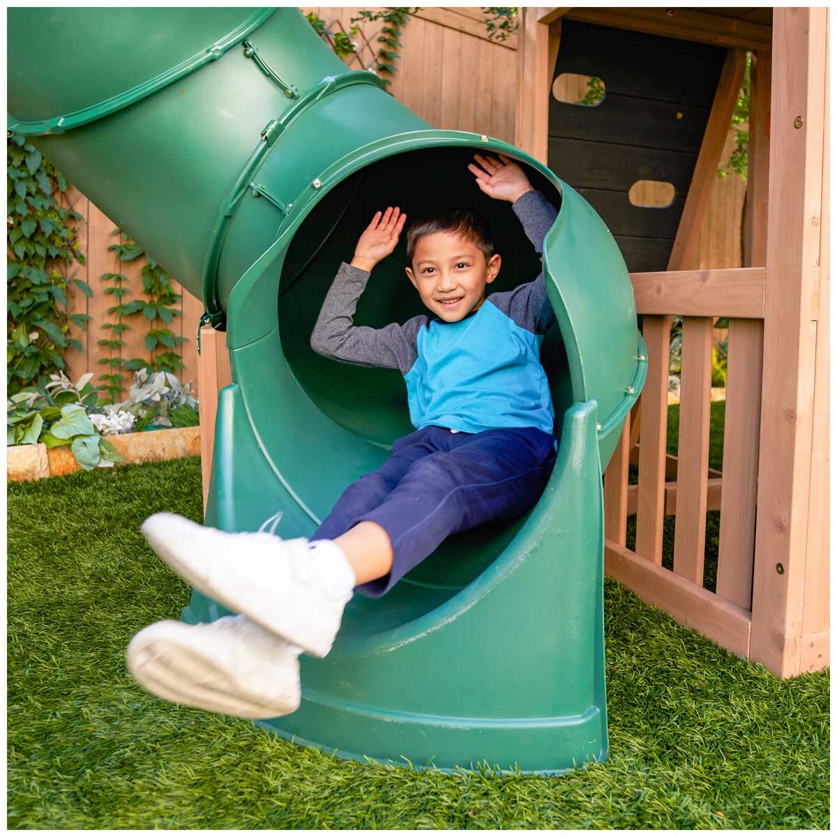 KidKraft Summit View Wooden Swing Set