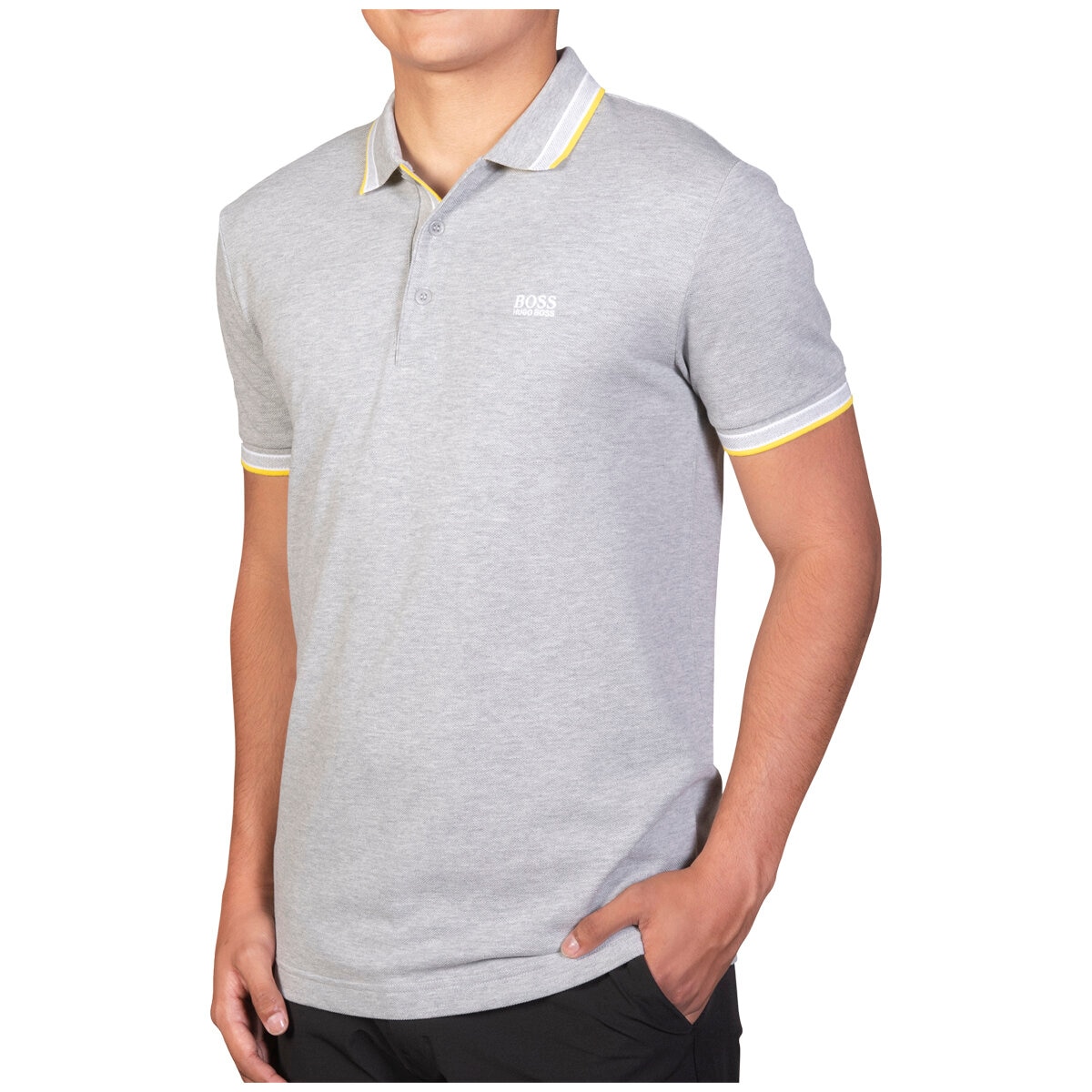 Hugo Boss Mens Polo Shirt Grey