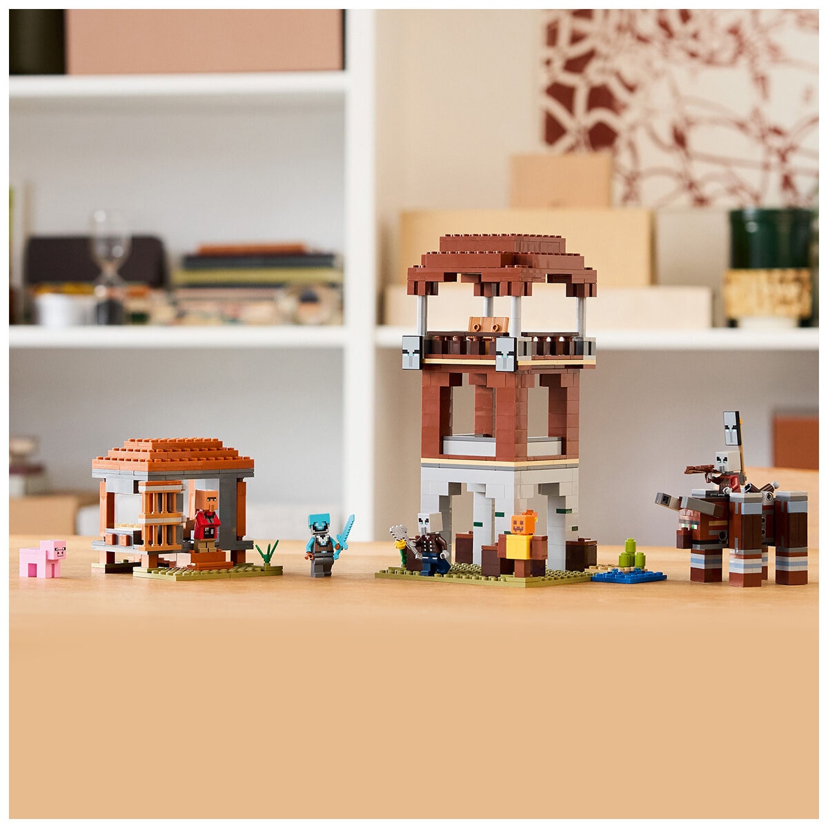 LEGO Minecraft The Pillager Outpost and Ravager 21278
