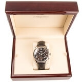 Longines Men's Master Auto Black Leather Watch L2.759.4.51.7