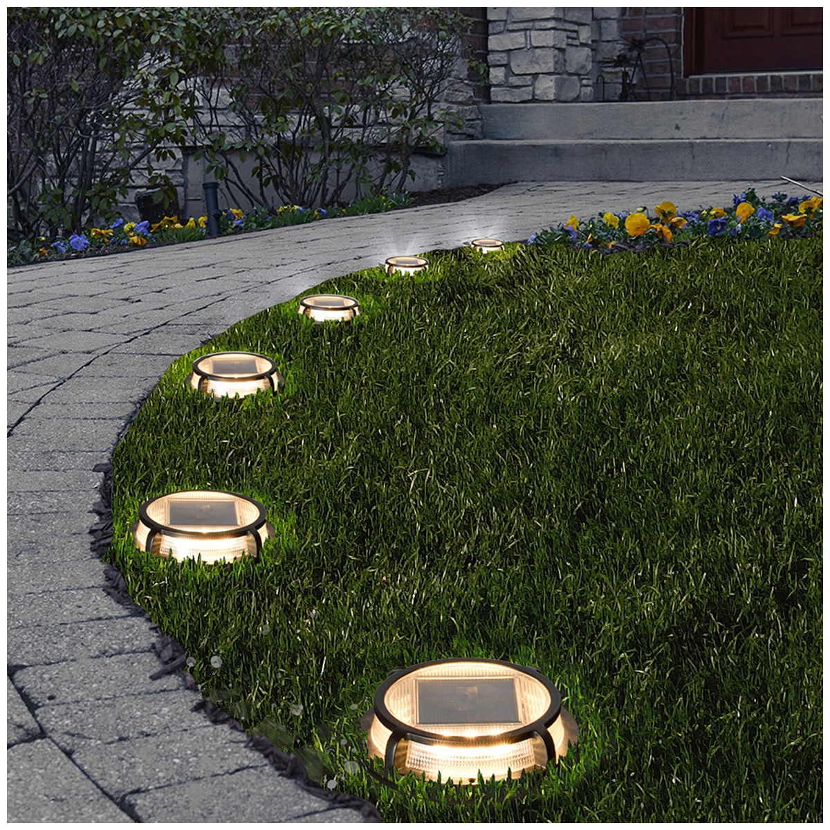 Sterno Solar MultiSurface LED Lights 4 Pack Costco Australia