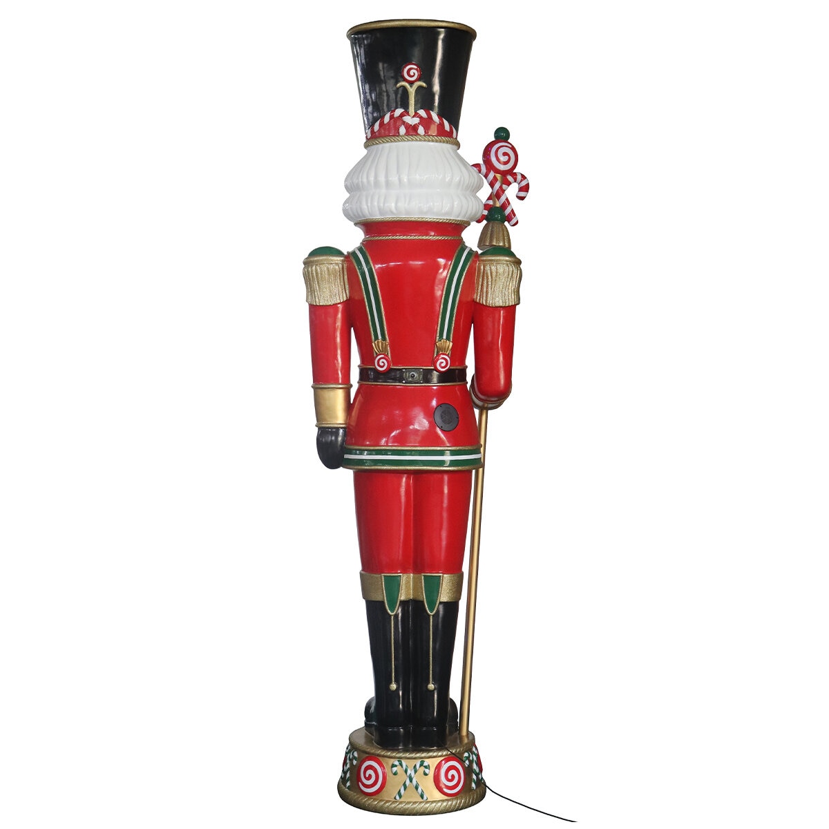 Pre-lit Carved Nutcracker 243.8cm