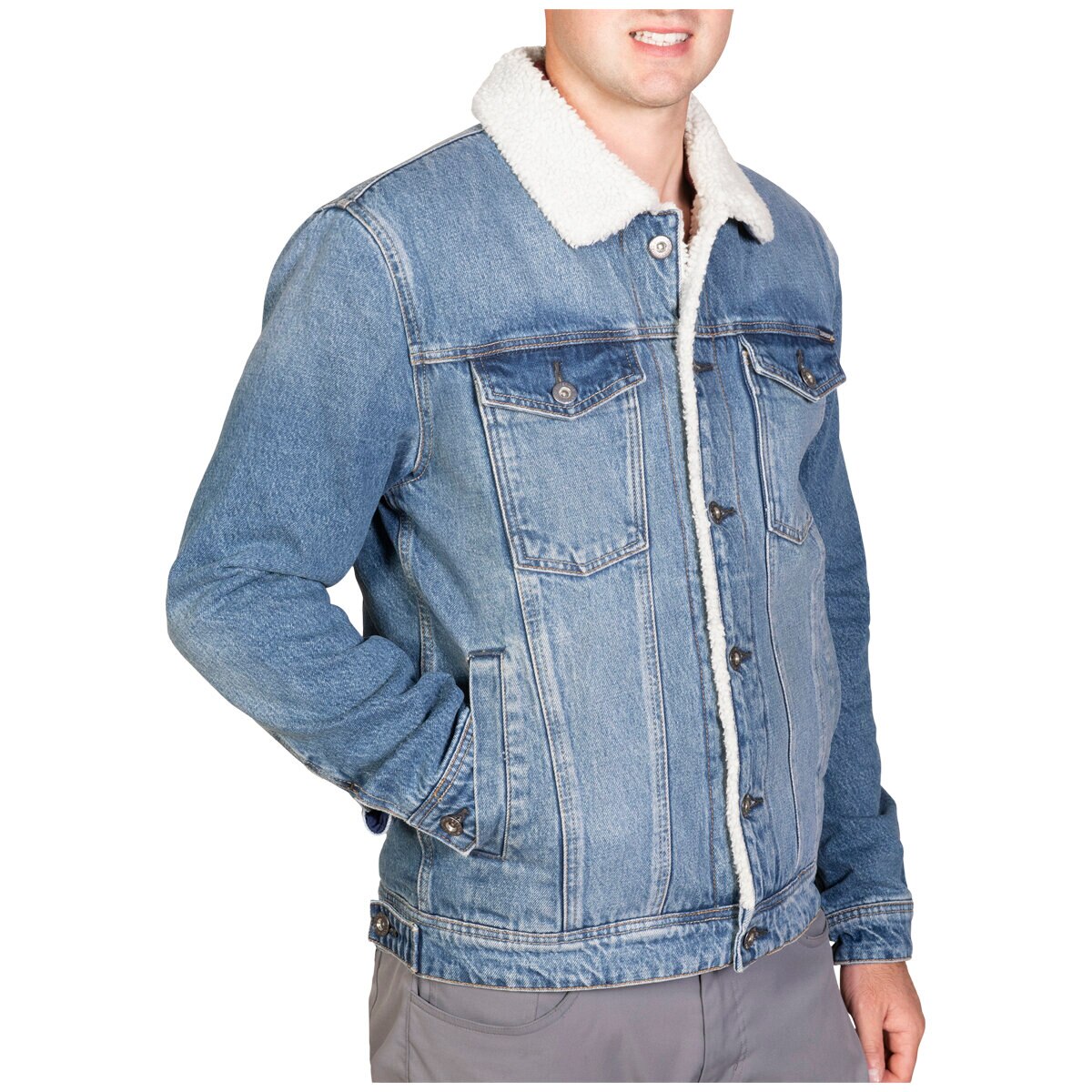 Superdry Highwayman Trucker Jacket Blue