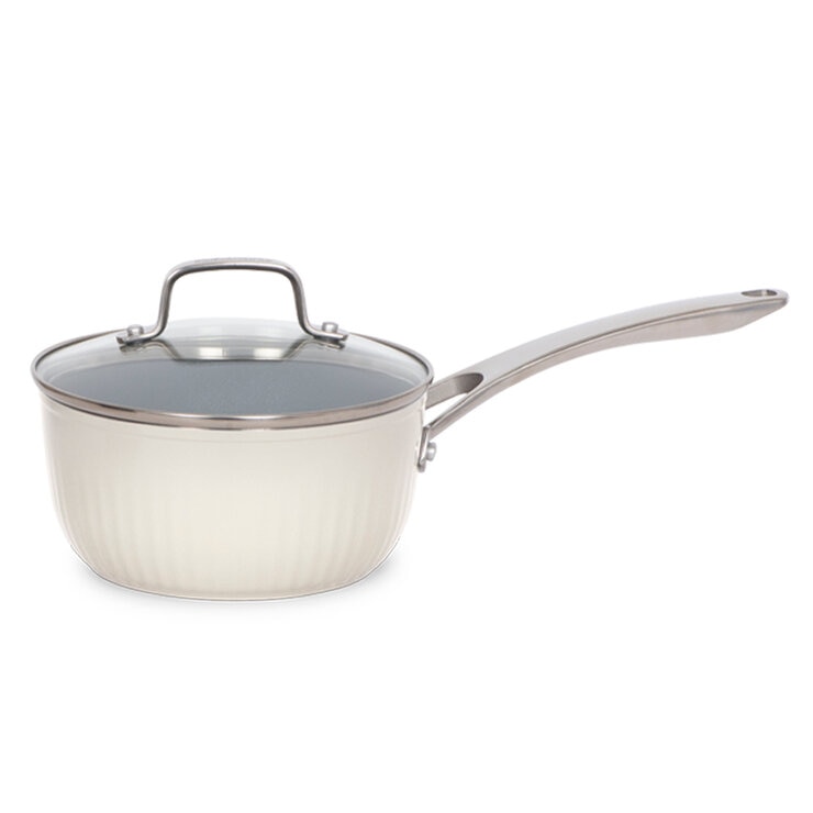 Cuisinart Non-Stick Cookware 12 Piece Set White Cuisinart Non-Stick Cookware 12 Piece Set White