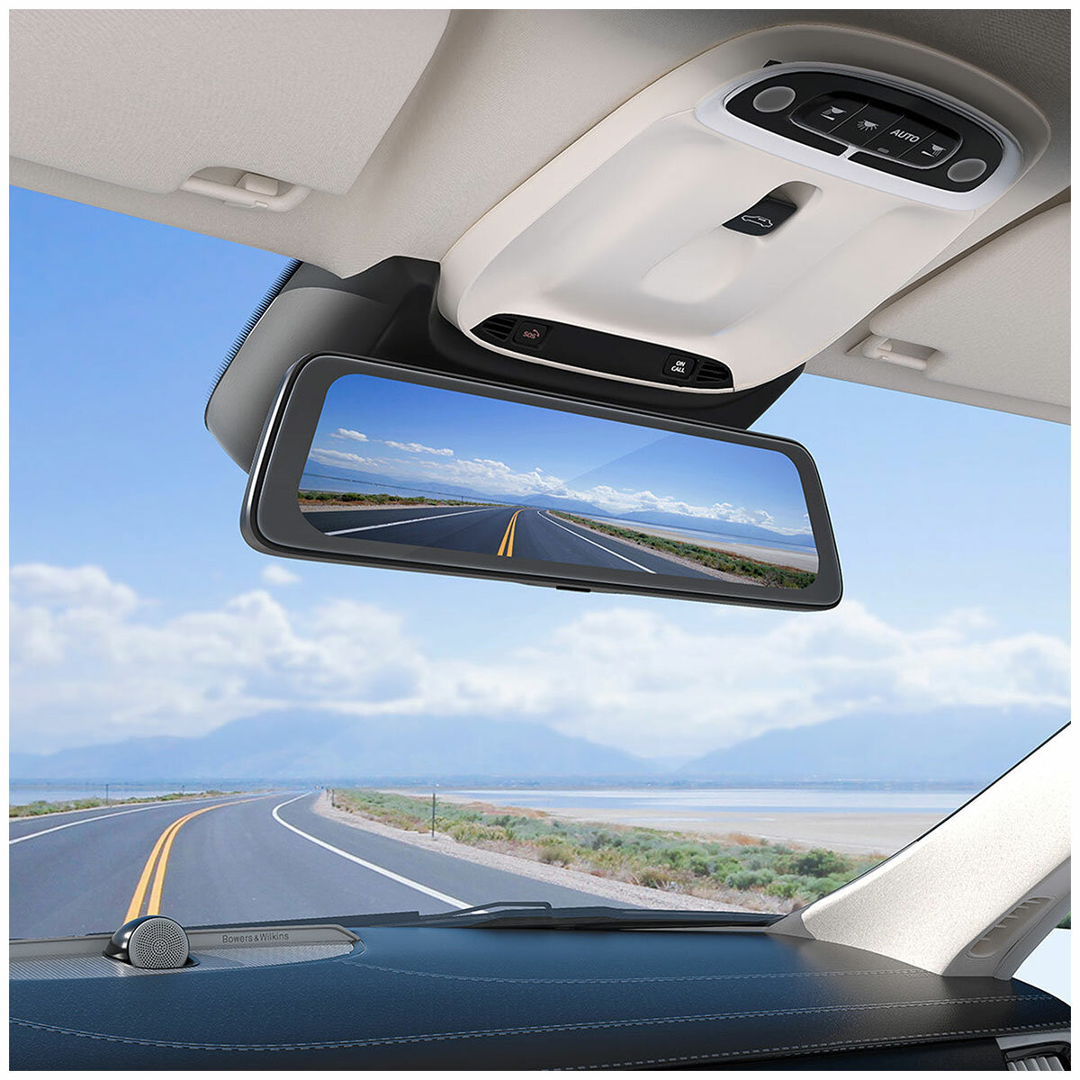 DDPAI E3 Rear View Mirror 2K Front + 1080P Rear