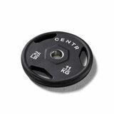 Centr 136kg Rubber Olympic Weight Set With Bar