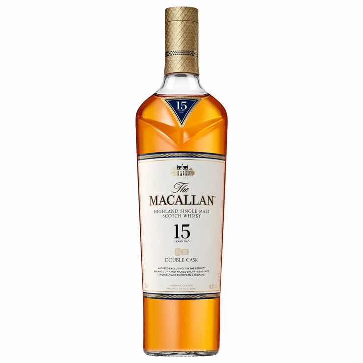 The Macallan 15 Year Old Double Cask Single Malt Scotch Whisky 700ml The Macallan 15 Year Old Double Cask Single Malt Scotch Whisky 700ml