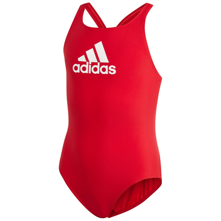 adidas red swimsuit