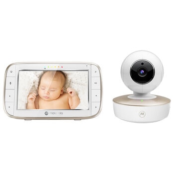 Motorola VM855 Connect 5 Inch Portable Wi-Fi Video Audio Baby Monitor