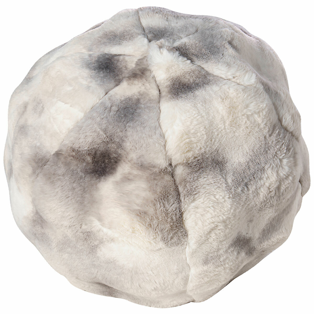 Mon Chateau Round Faux Fur Pillow 30cm