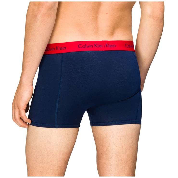Calvin Klein Men's Trunks 3pk Blue with Multi Band Costco Australia