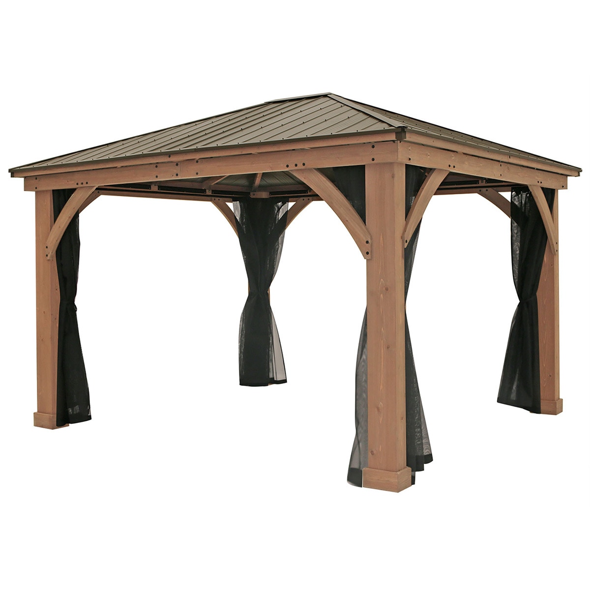 Yardistry 4.3 x 3.7 m Gazebo Mesh Kit Costco Australia