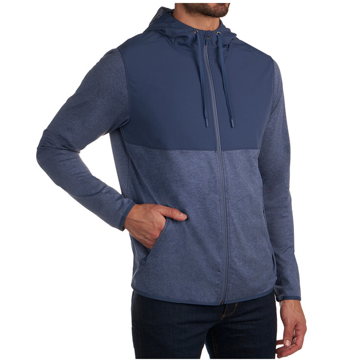 Kirkland Signature Full Zip Media Jacket Blue