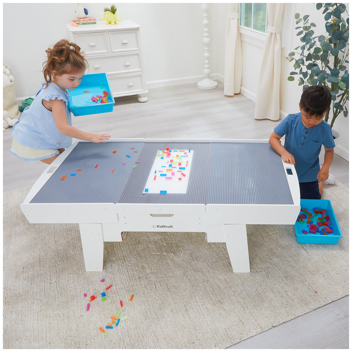 Building Bricks Play N Glow Activity Table