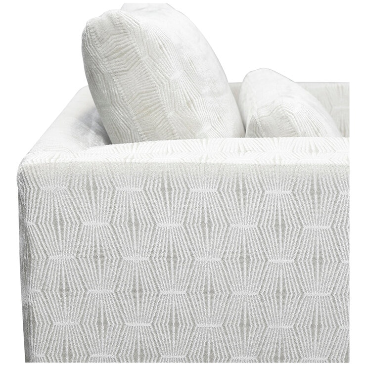 Moran Florence Fabric Chair 2 pack Ivory