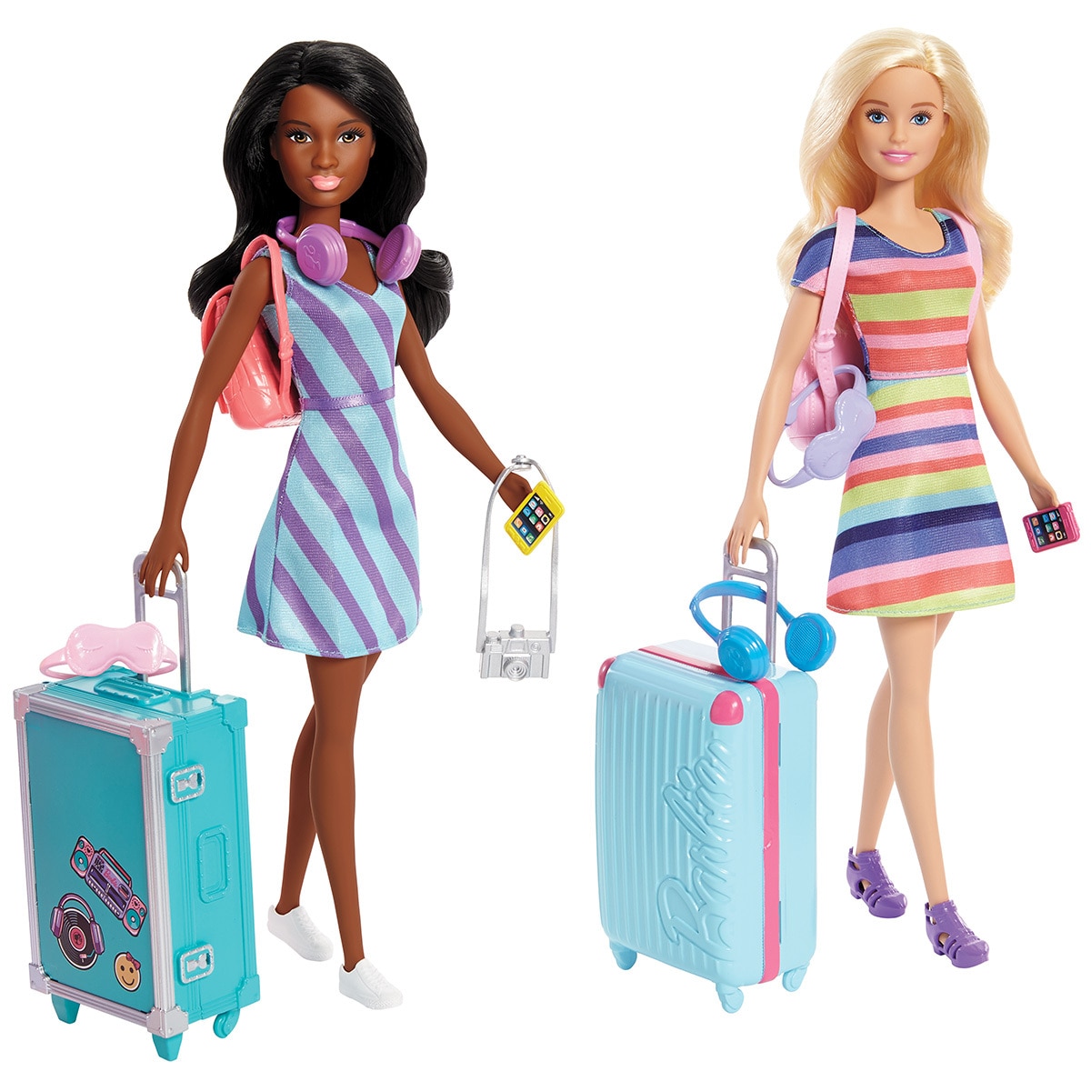 barbie travel sets