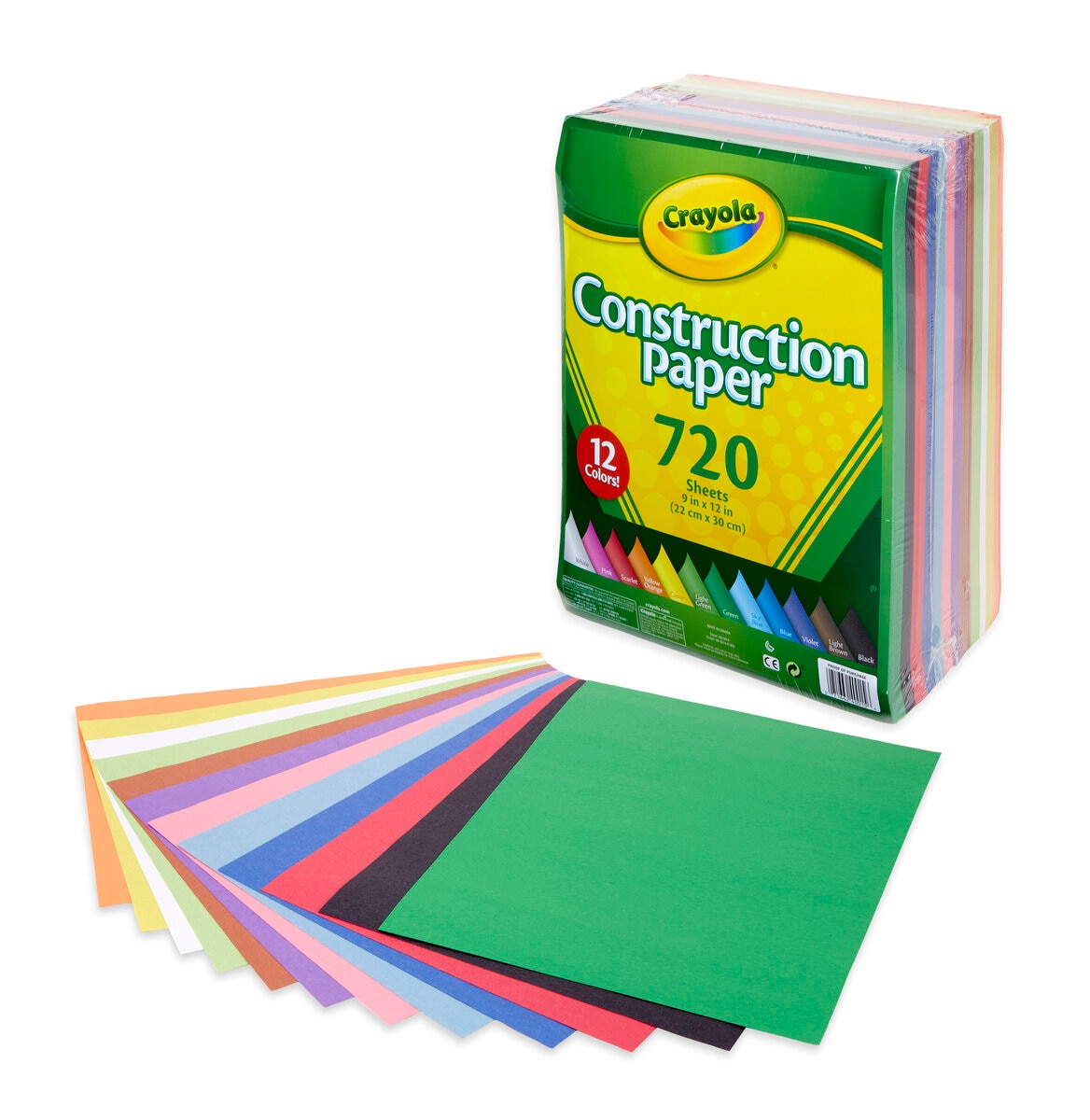 Crayola Construction Paper 2 x 720 Pack