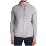 Kirkland Signature Full Zip Media Jacket Light Grey