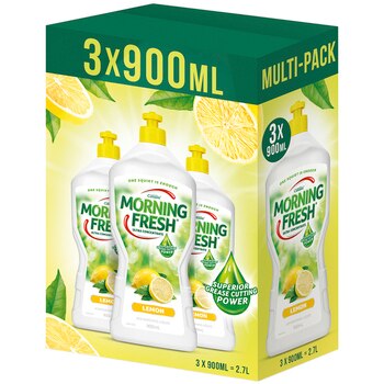 Morning Fresh Dishwashing Liquid Lemon 2 x 3 pack