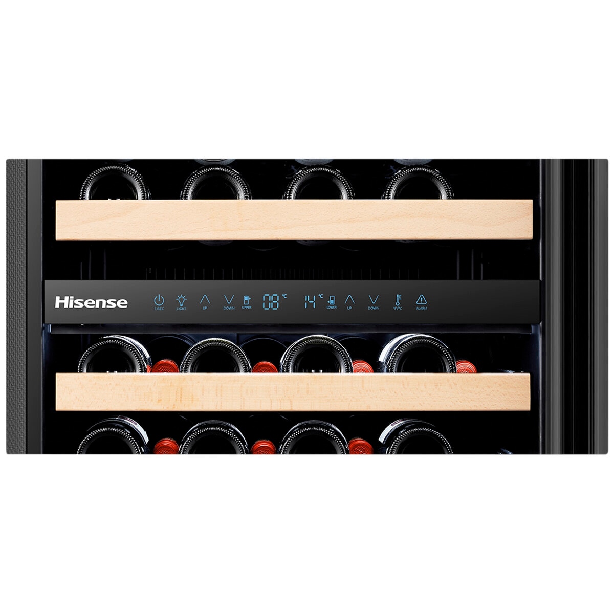 Hisense 46 Bottle Dual Zone Wine Cellar HRWC46