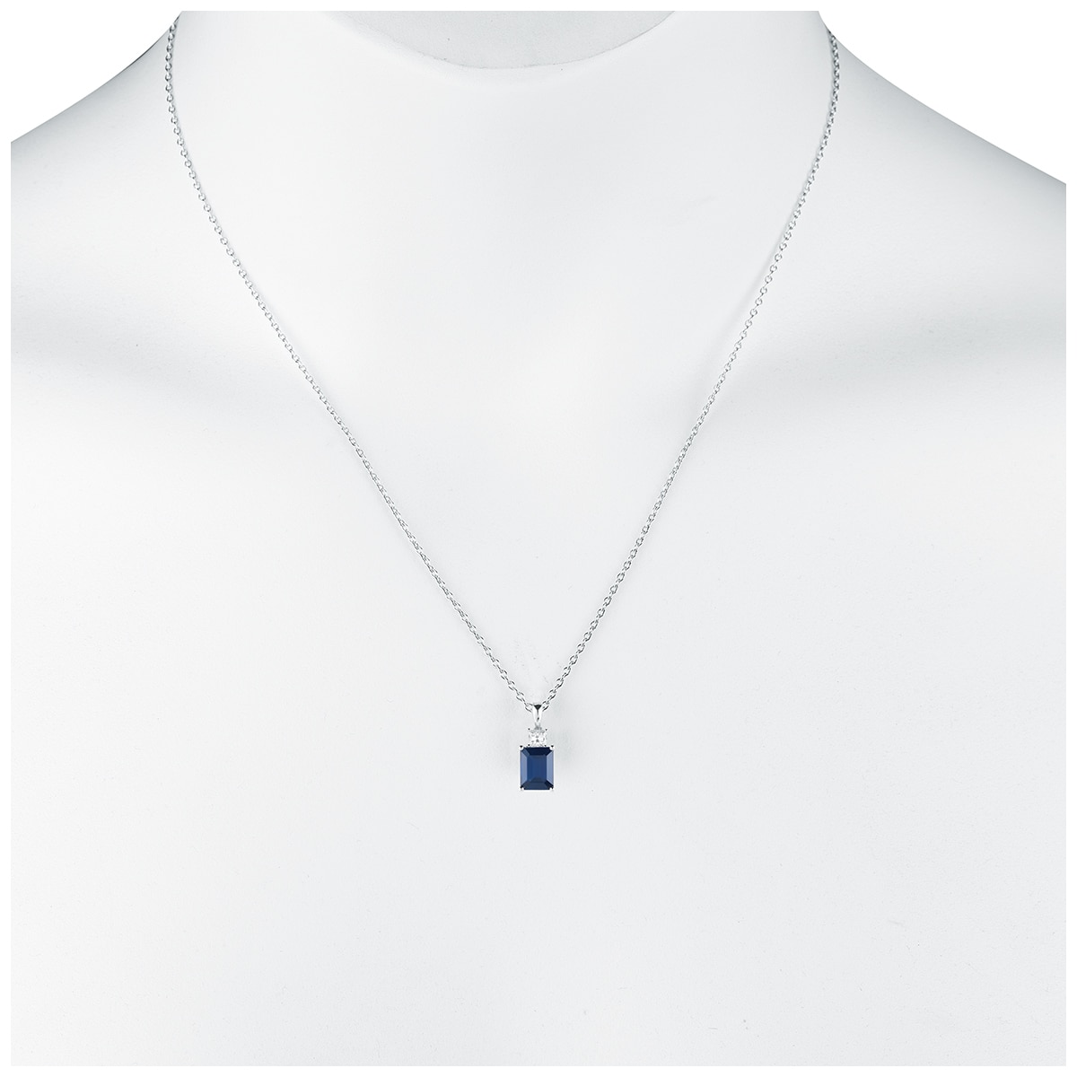 Blue sapphire necklace costco deals