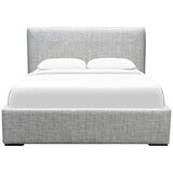 Moran Ora King Bedhead with Encasement and Slats Steel