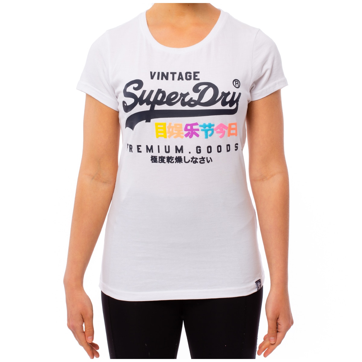 Superdry Tee - Optical Black