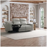 Simon Li Furniture Leather Power Reclining Sofa