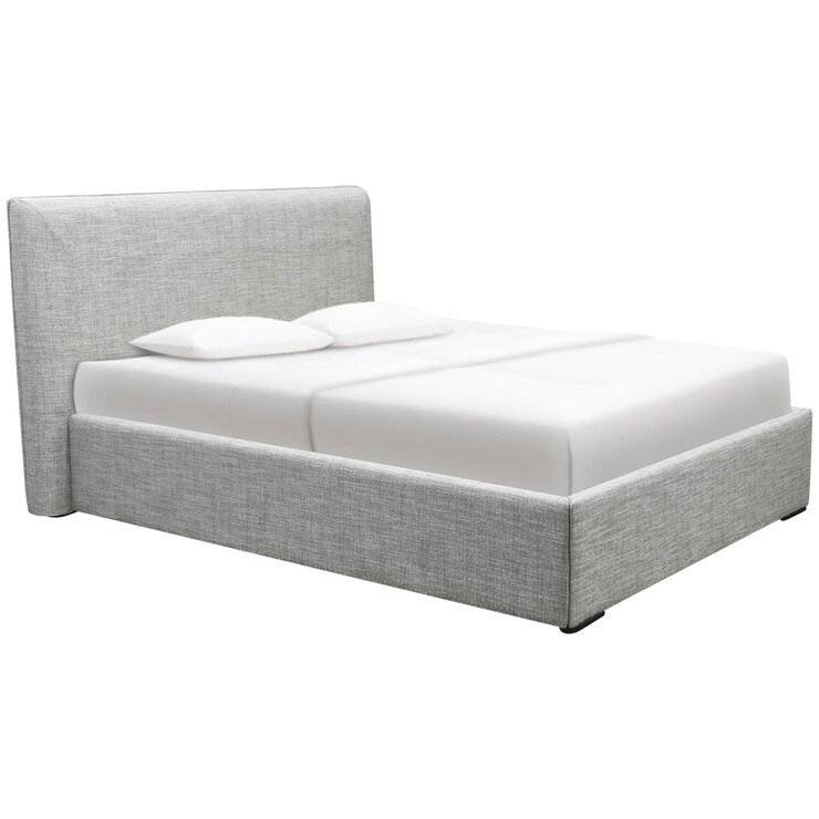 Moran Ora King Bedhead with Encasement and Slats Steel