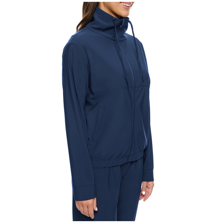Kirkland Signature Ladies Active Zip Jacket Total Eclipse