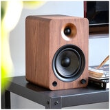 Kanto YU6 200W Powered Bookshelf Speakers Walnut KO-YU6WALNUT-I