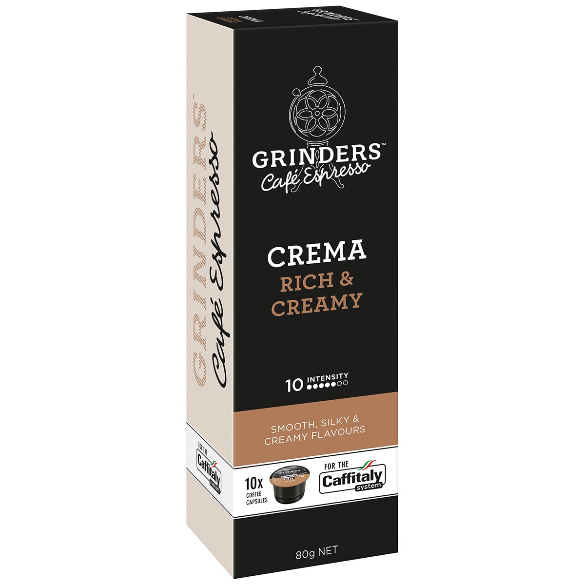 Grinders Caffitaly caps Crema