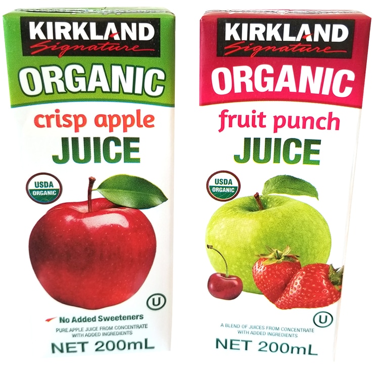 Kirkland Signature Organic Juice 40 x 200ml Costco Australia