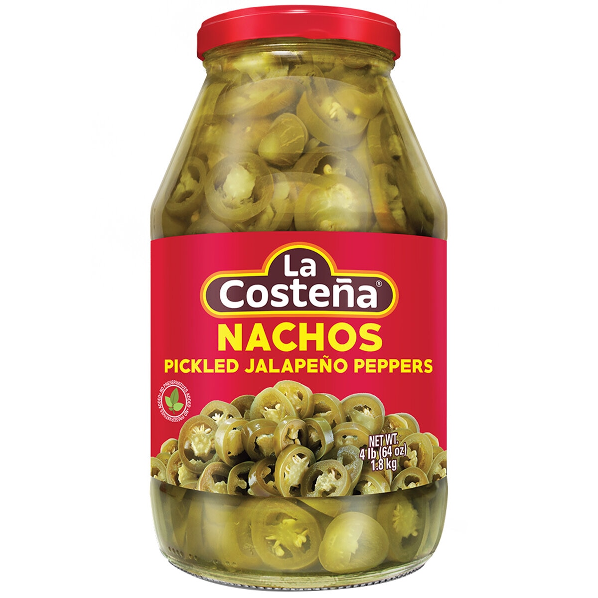La Costena Jalapeno Peppers 1.8kg