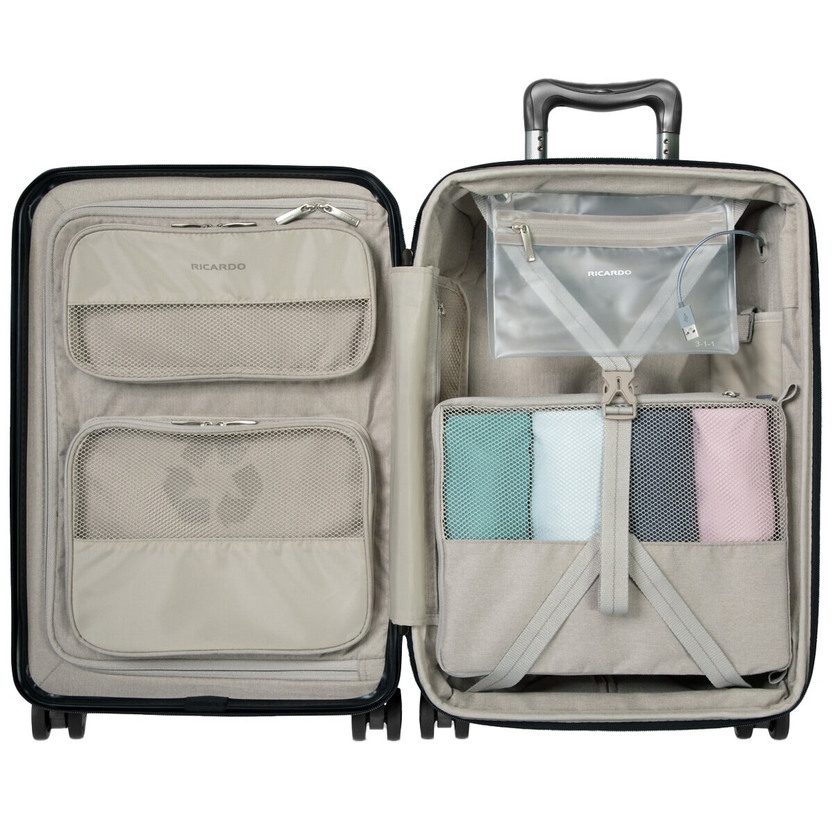 Ricardo Beverly Hills Eco rPET Grandview 2.0 Carry On Black