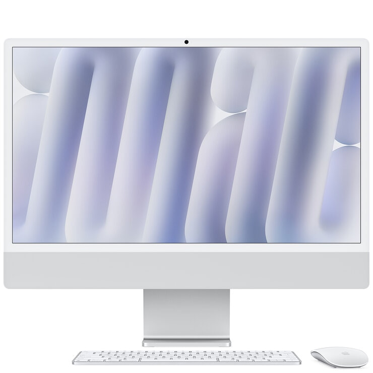 Mac 24 Inch With Retina 4.5 Display M4 Chip 8 Core GPU 16GB 256GB SSD Silver