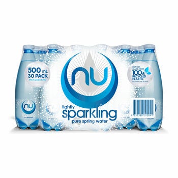 Nu-Pure Sparkling Water 500ml x 30 Pack