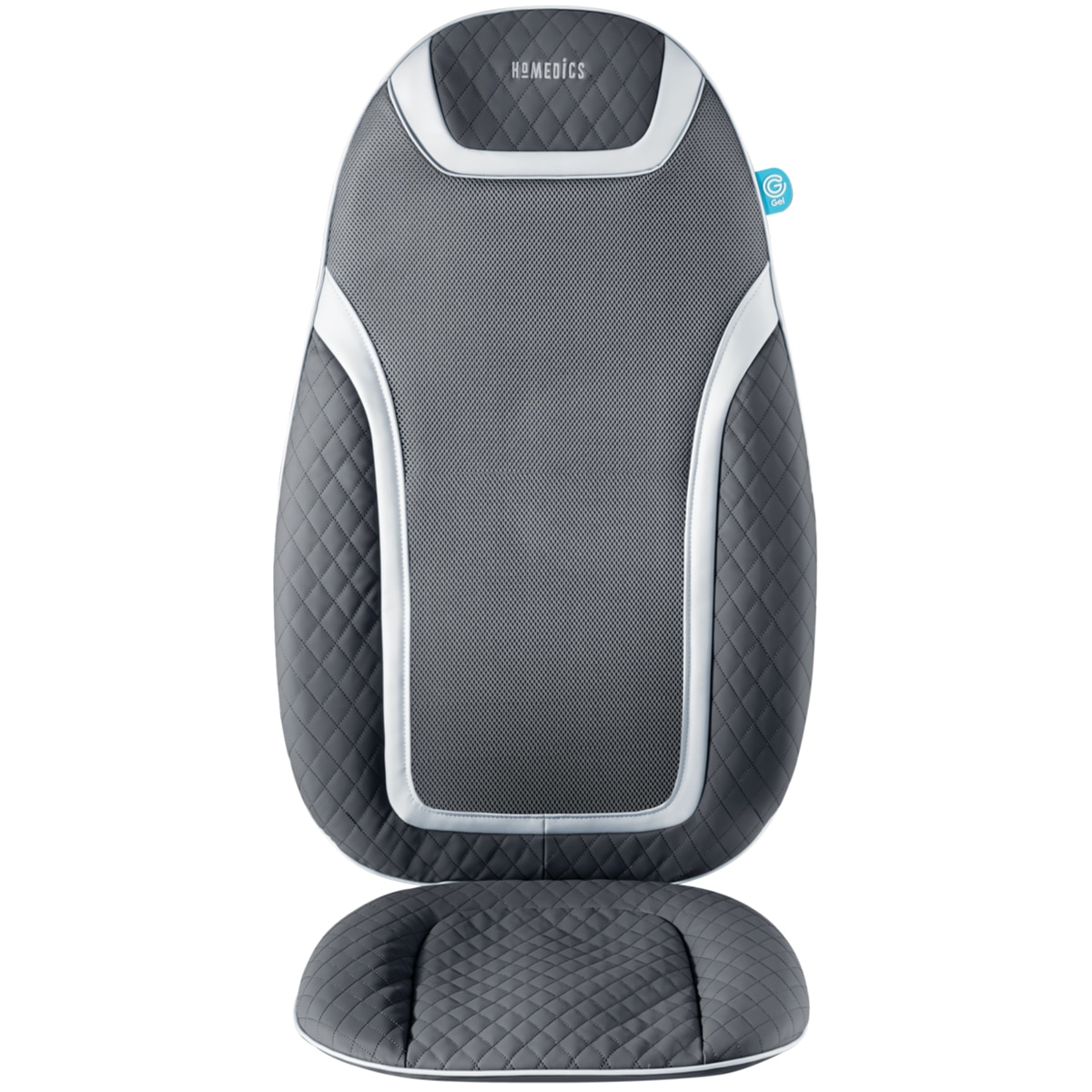 Homedics Gentle Touch Gel Deluxe Massage Cushion with Soothing Heat
