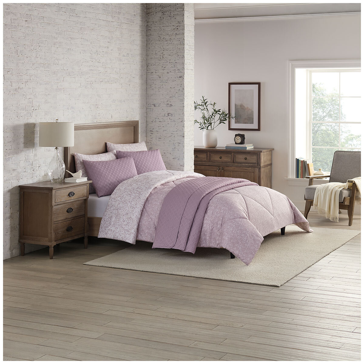 Adorn Home Comforter Set King 6 Piece Vida