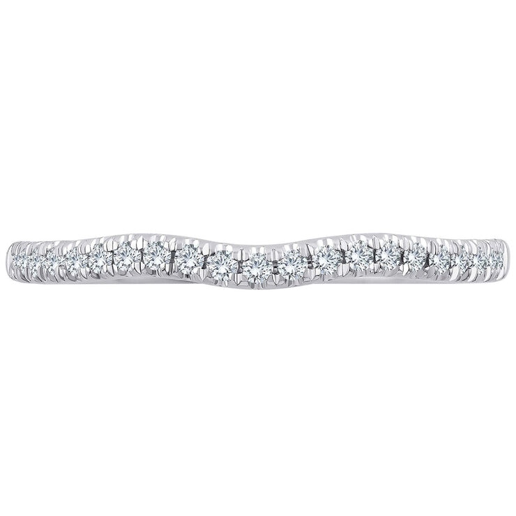 18KT White Gold 0.85ctw Diamond Bridal Set With 0.60ctw Centre