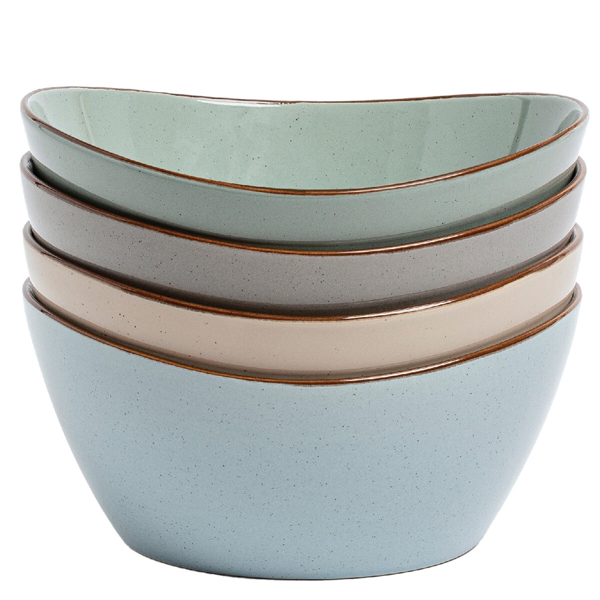 over&back Serving Bowls 4 Piece Set
