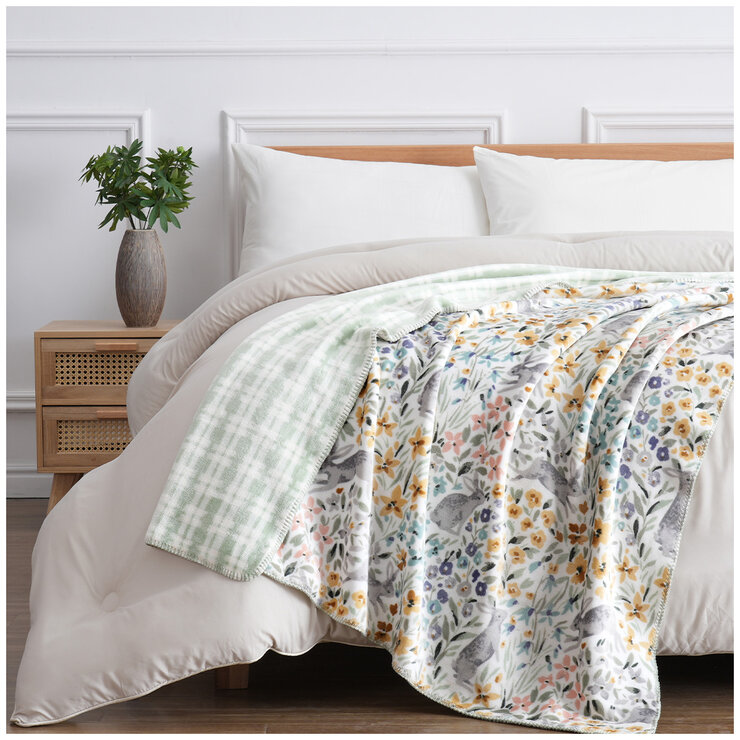 Fraiche Maison Velvet Plush Throw 127cm x 152cm