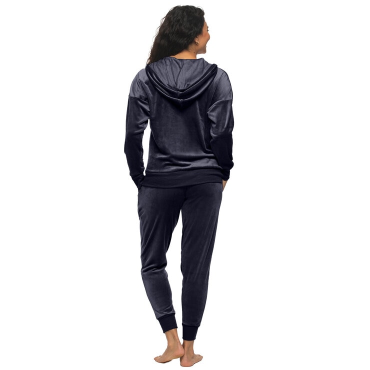JEZEBEL Women's Velour Lounge Set Ink AU XS JEZEBEL Women's Velour Lounge Set Ink AU XS