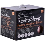 Onkaparinga Knitted Weighted Blanket 6 kg Peach