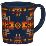 Pendleton Ceramic Mugs 4 Piece Set Camp Stripe Matte