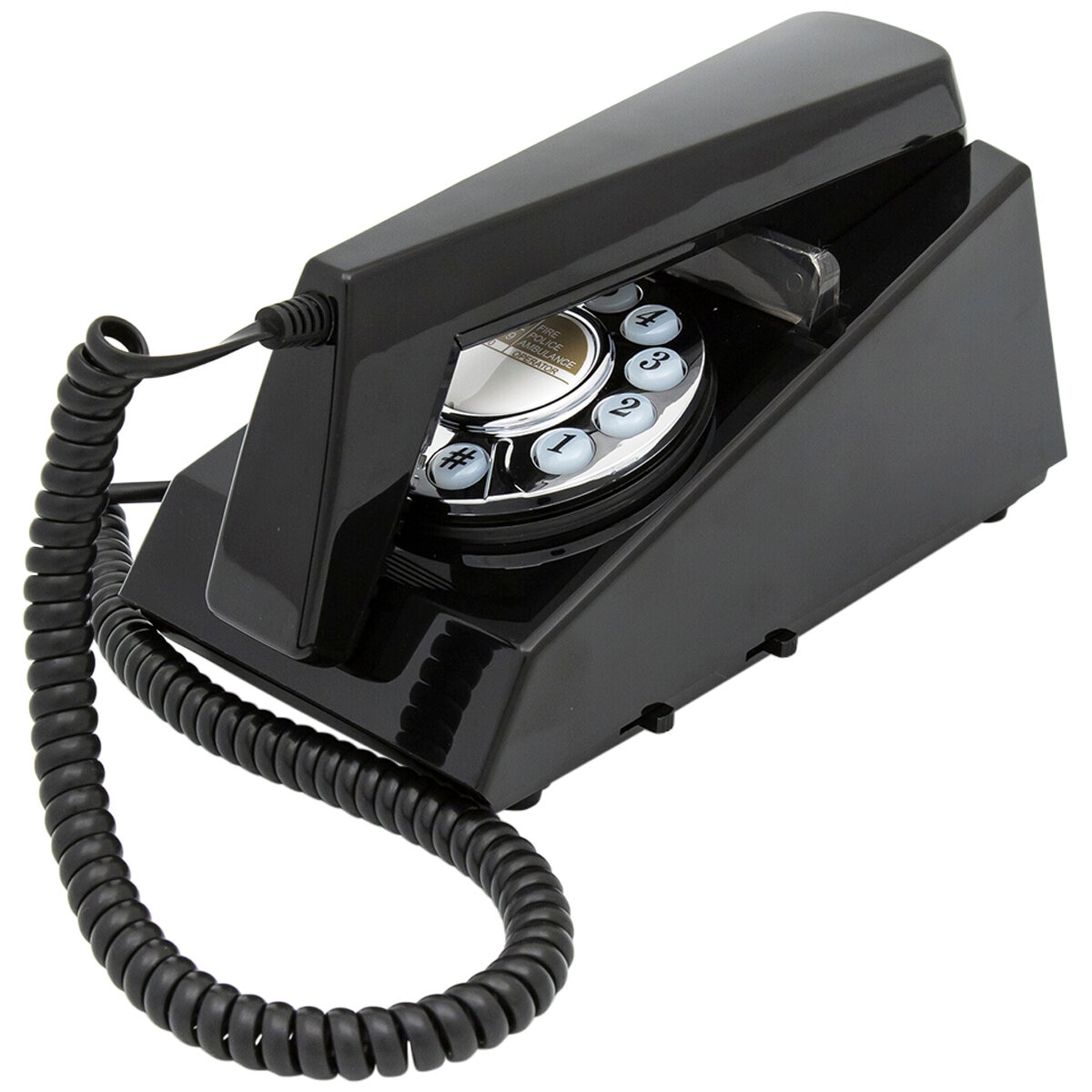 GPO Trim Phone Push Button Black