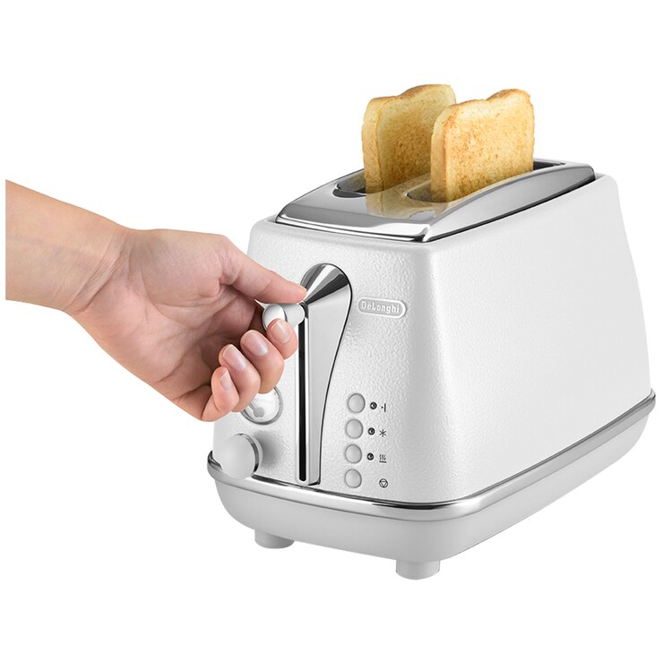 Delonghi Icona Elements White 2 Slice Toaster CTOE2003W Costco Australia